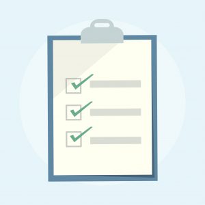 Illustration of a checklist clipboard